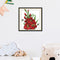 12 Months Flower Cross Stitch Printed Canvas DIY Needlework (August H430)