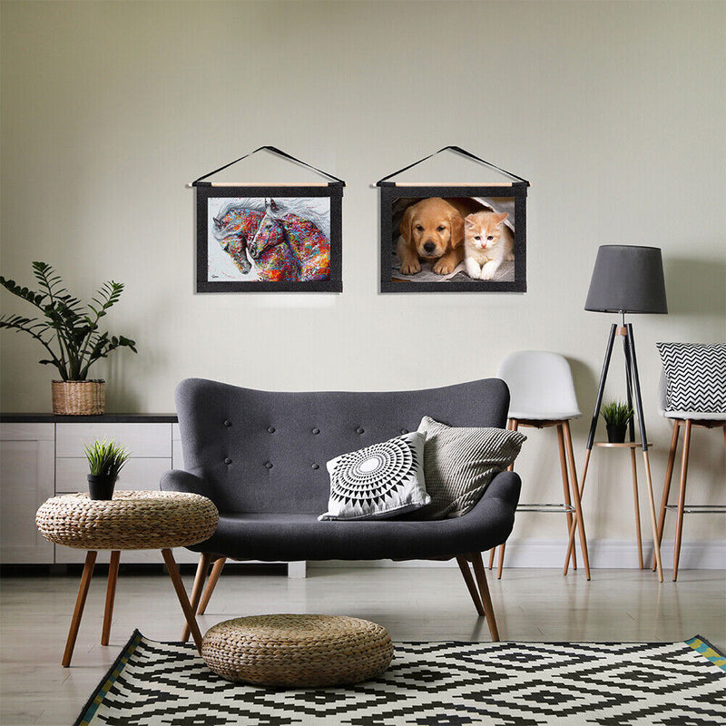 DIY Diamond Painting Wall Hanging Decor Poster Photo Frame Accessory (43cm)