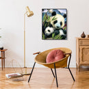 Oil Painting By Numbers Kit Panda Canvas Hand Painted Wall Art Home Decoration