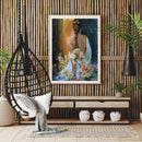 Paint By Numbers for Adults Beginner Elegant Girl Back Home Wall Bedroom Deco