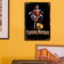 Weatherproof Retro Beer Advertisement Sign Iron Painting Wall Drawing (C)