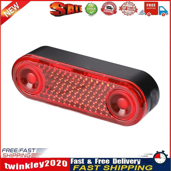 LED Bike Rack Taillight USB Charging Bicycle Rear Seat Reflective Lights Newly