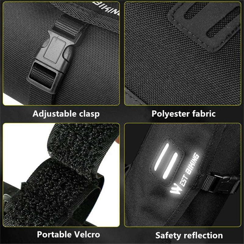 Waterproof Front Tube Frame Bag Bike Handlebar Pouch Storage Pouch Bicycle Bag
