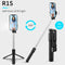R1 Selfie Stick Tripod Extendable Bluetooth-compatible Monopod with Fill Light (