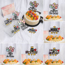 Baby Shower Supplies Happy Birthday Cake Topper Cupcake Cake Decoration