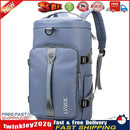 Unisex Backpack Travel Sports Compartment Gym Fitness Camping Bag (Blue) Newly