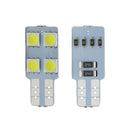 Bulbs 5050 4SMD Car LED Reading Bulbs T10 W5W Dome Map License Plate Light