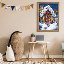 5D Diamond Painting DIY Christmas Cabin Full Drill Round