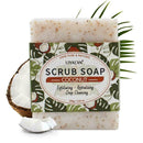 Coconut Scrub Soap Gently Softens Cuticles And Rejuvenates Cleansing Body A9M2