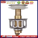 Wash Basin Bounce Drain Filter Stopper Bathtub Bathroom Plug Trap Hair Catc