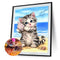 5D DIY Diamond Painting Cat Cross Stitch Embroidery Mosaic Kit Needlework Newly