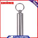 Waterproof Pills Container Survive Pills Box Outdoor Stainless Steel Container Al