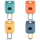 Phone Wall Mounted Holder Detachable Hook Plug Charging Organizer (Green)