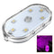 Car LED Touch Lights Wireless Auto Roof Ceiling Reading Lamp (Pink Purple)