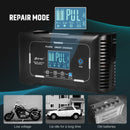 HTRC Automatic 12V/24V 15A Car Battery Charger for RV PB LIFEPO4 AGM (US)