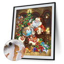 Santa And Animal Oil Paint By Numbers Canvas Drawing DIY Coloring Picture Kits