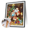 Santa And Animal Oil Paint By Numbers Canvas Drawing DIY Coloring Picture Kits