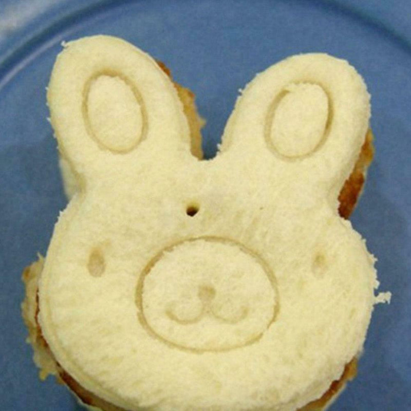 3/Set Sandwich Crust Cutter Cookie Bread Cake Toast Mold Bear Shape Rabbit F3Y5