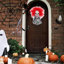 Horror Clown Garland Door Hanging Garland Decor Halloween for Festival Party`