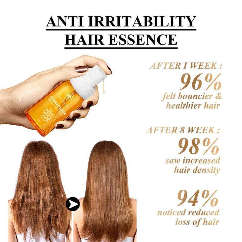 Anti-frizz Hair Serum for Dry Hair, Morocco Silk Bright For Damaged Hair Care~