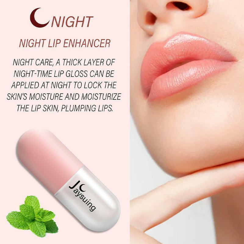 2x Instant Lip Plumper Capsule Glossy Lip Balm Long Lasting Moisturizer