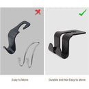 Plastic Car Back Seat Bag Handbag Hooks Storage Groceries Hanger Headrest T2Y0