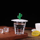 Reusable Silicone Cup Cover Heat Resistant Sealed Leakproof Cups Lid (B)