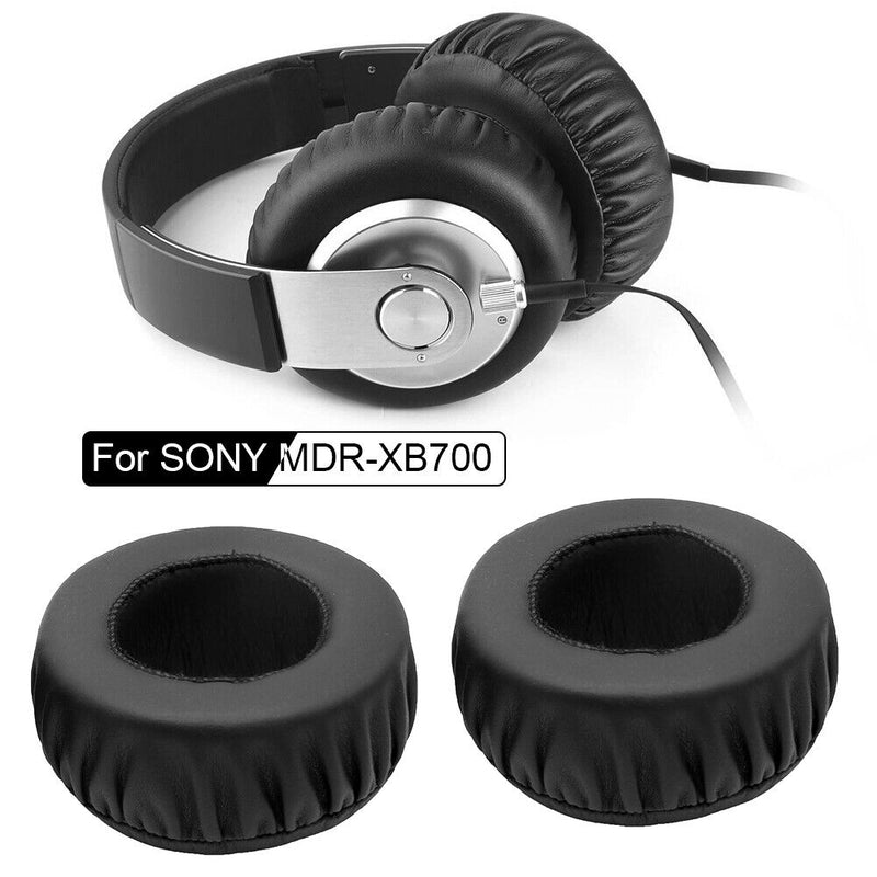 1 Pair Protein Leather Replacement Earpads for Sony MDR-XB700 Ear Cushion
