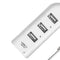 4 Port USB 2.0 Hub w/ 1.6-Foot Cable for PC Flash Drive Mobile HDD (White)