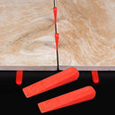 100pcs Ceramic Wedge Tile Spacer Floor Leveling System Locator (Red 5mm) Newly