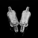 10pcs Tracheal Check Valve Fish Tank Non Return Air Pump (Transparent L) Newly