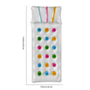 Inflatable Summer Pool Lounge with Cup Holes Water Floating Lounge (Color)