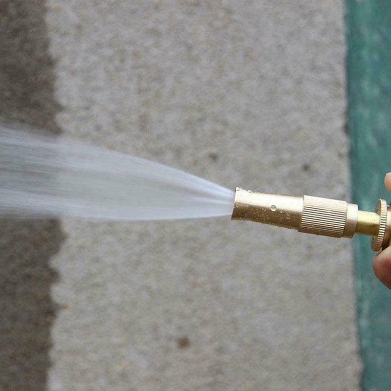 Adjustable Spray Water Gun Nozzle Brass Wash Watering Head Garden Gun Hose A6O0