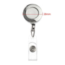 Clip Stationery ID Name Card Badge Holder Lanyards Retractable Key Ring