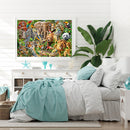 5D DIY Animals Full Round Drill Mosaic Diamond Painting Picture Rhinestone Craft