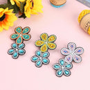 3pcs DIY Diamond Painting Hair Clip Rhinestone Flowers Hairpin Headdress Jewelry