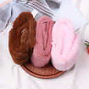 Christmas Gift Winter Kids Scarf Neck warmer Comfortable Imitation Rabbit Fur