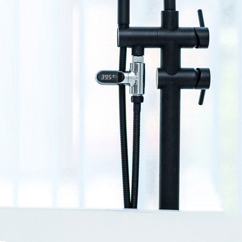 Water Flow Self-Generating Electricity Shower Temperature Meter for Baby Care