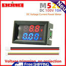 DC 100V Current Power Meter Multifunctional 10A Amp Volt Gauge Measurement Tools