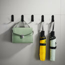 2pcs Self-Adhesive Wall Mounted Hook Bathroom Kitchen Clothes Caps Hanging Ra