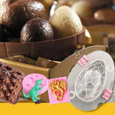 DIY Easter Dinosaur Egg Mold Cake Decorating Tool Handwork Soap Molds for Hom