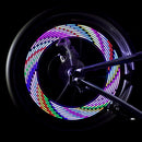 14RGB LED USB Rechargeable Bicycle Wheel Spoke Light MTB Road Bike Warning Lamp