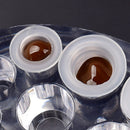 100pcs Disposable Silicone Tattoo Pigment Cup Permanent Makeup Ink Caps (L)