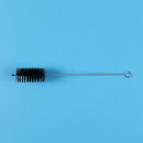 10pcs Nylon Tube Straw Brushes Set Glasses Keyboards Cleaning Brush (Black)
