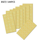 144X Spice Jar Labels Stickers Transparent Bottle Lable E5Y1 C0P3 H0J0