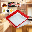 Plastic Refrigerator Food Preservation Tray Fresh-Keeping Storage Holder Newly