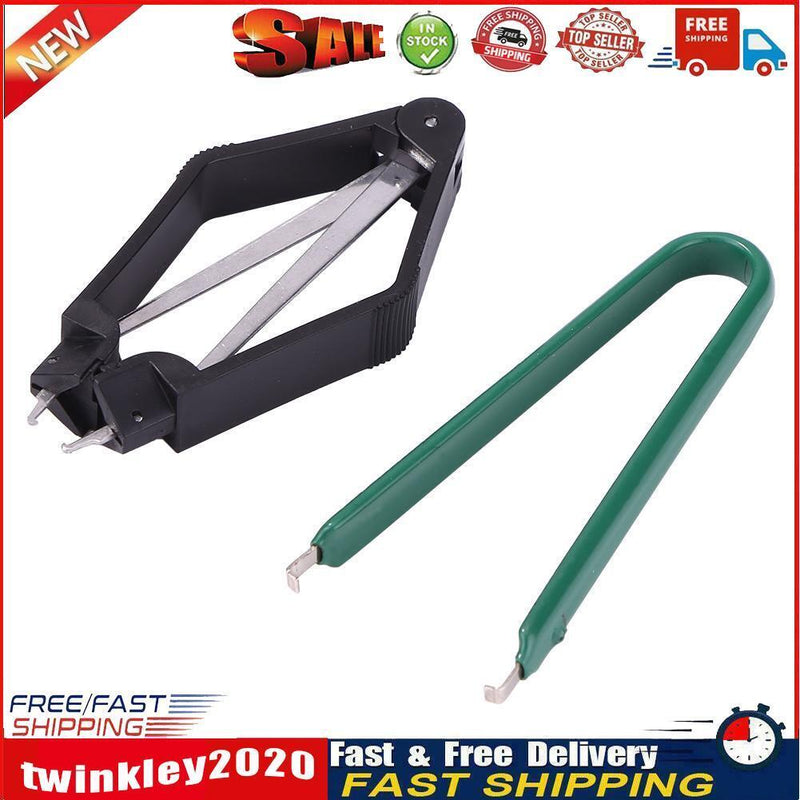 2pcs DIY Kit Parts Protection IC Extractor CPU Puller PLCC Puller Clips Newly