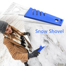 Car Ice Scraper with Clear Rubber Blade Plastic Handle Winter Auto Accessories