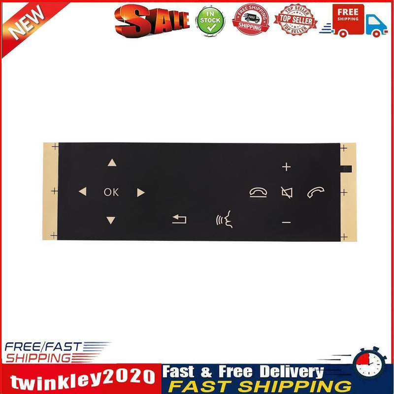 Matte Black Steering Wheel Button Repair Stickers Decals for Mercedes Benz Newly