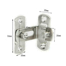 Portable Safety Doors Sliding Lock Buckle Travel Hotel S4H6NICE X9I2 H5V8